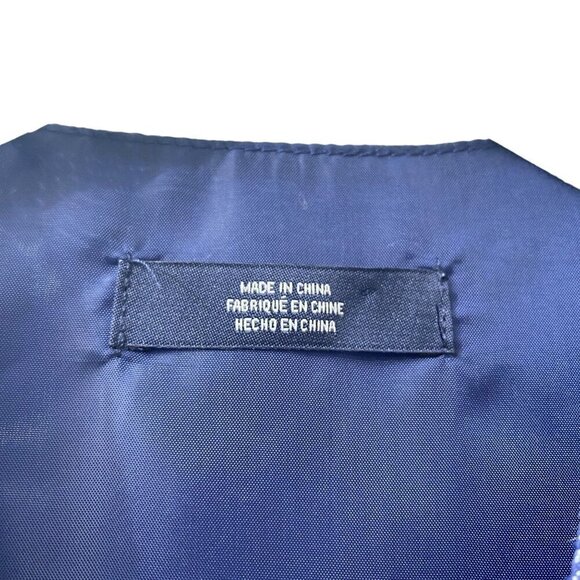 NAUTICA Boys Vest Size 5 Blue Linen Blend - Picture 4 of 9